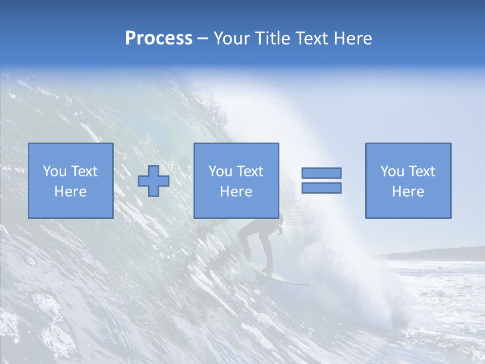 Man Ocean Cool PowerPoint Template