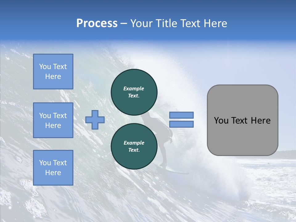 Man Ocean Cool PowerPoint Template