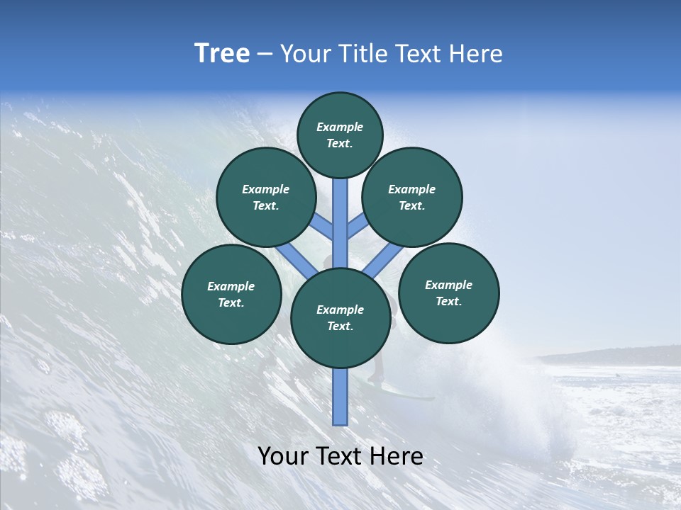 Man Ocean Cool PowerPoint Template