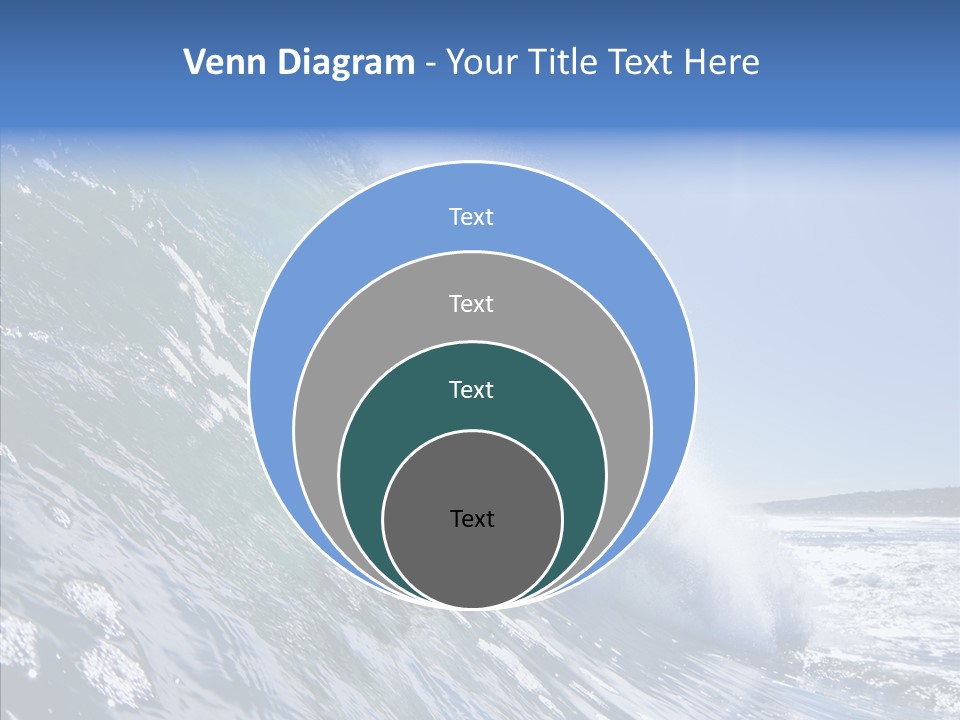 Man Ocean Cool PowerPoint Template