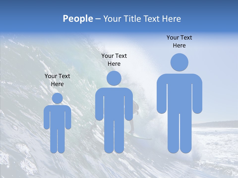 Man Ocean Cool PowerPoint Template