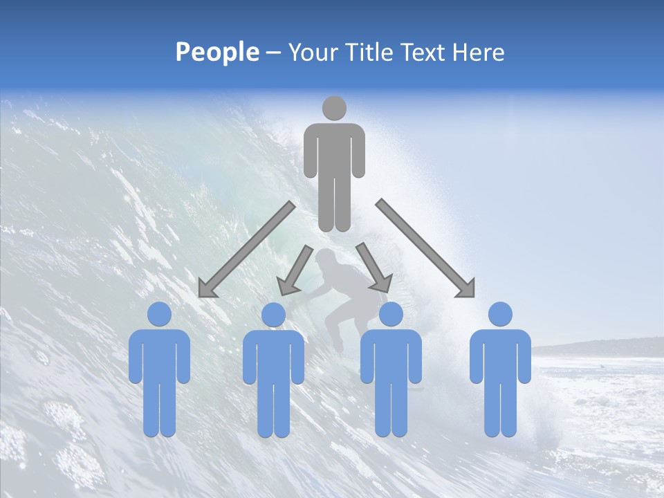 Man Ocean Cool PowerPoint Template