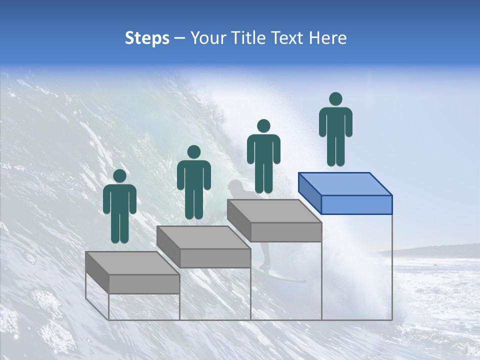 Man Ocean Cool PowerPoint Template