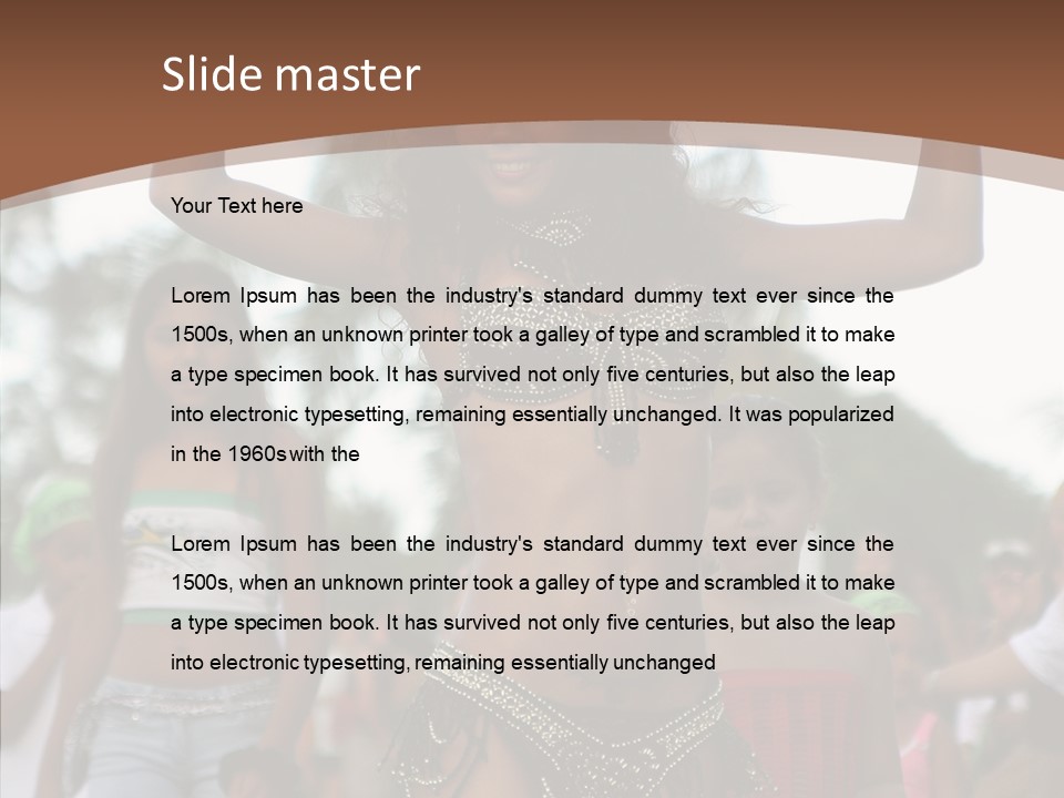 Dress Colors Carnival PowerPoint Template