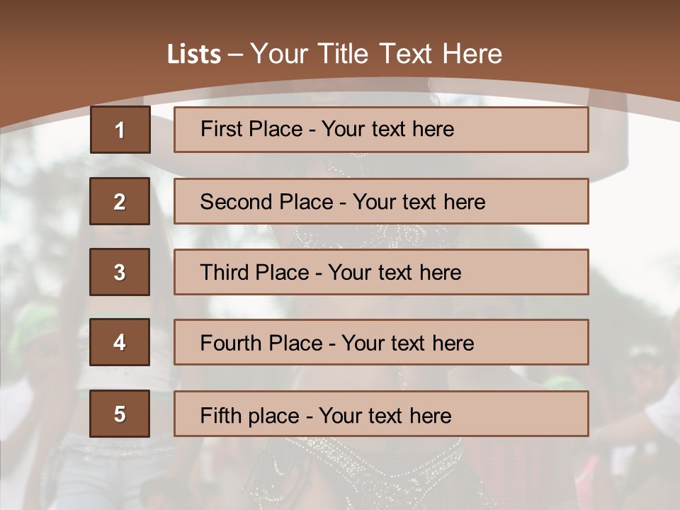 Dress Colors Carnival PowerPoint Template