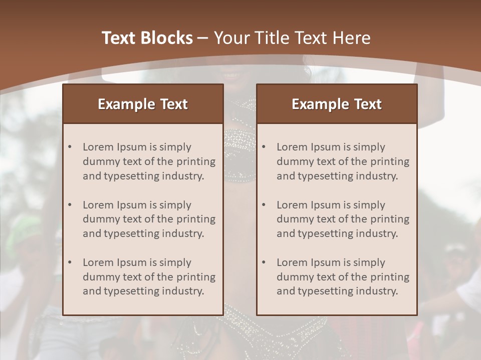 Dress Colors Carnival PowerPoint Template