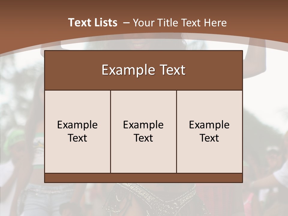 Dress Colors Carnival PowerPoint Template