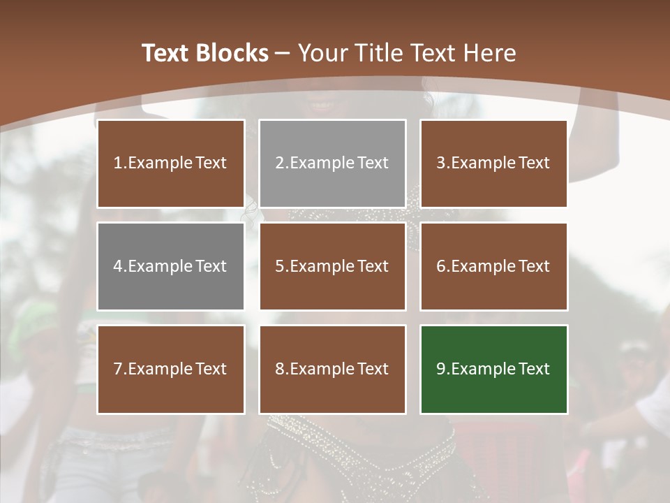 Dress Colors Carnival PowerPoint Template