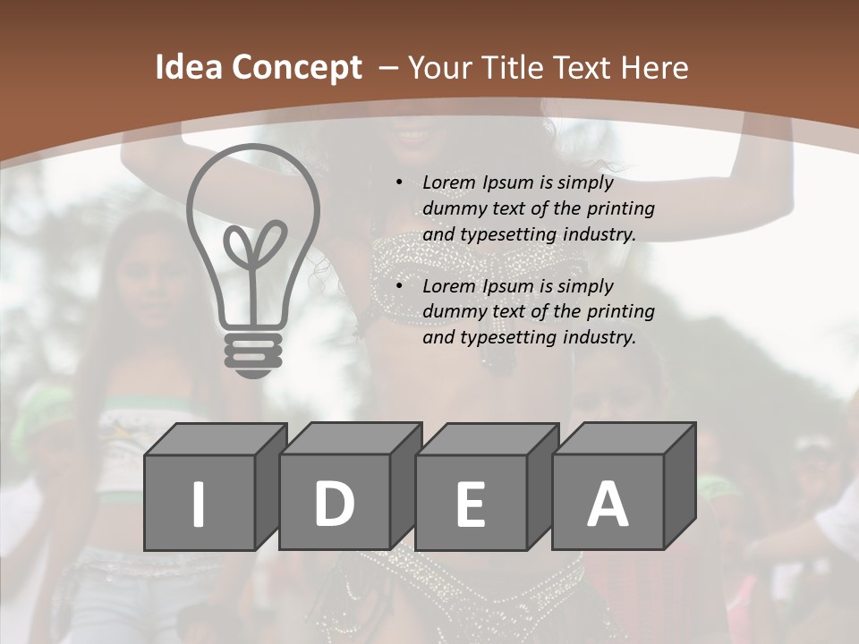 Dress Colors Carnival PowerPoint Template