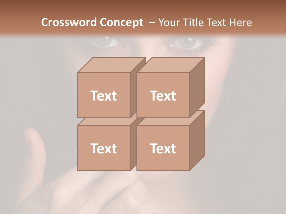 Gaze Clear Y PowerPoint Template