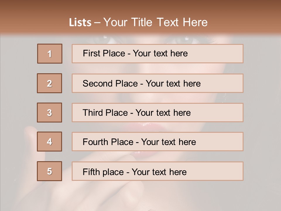 Gaze Clear Y PowerPoint Template