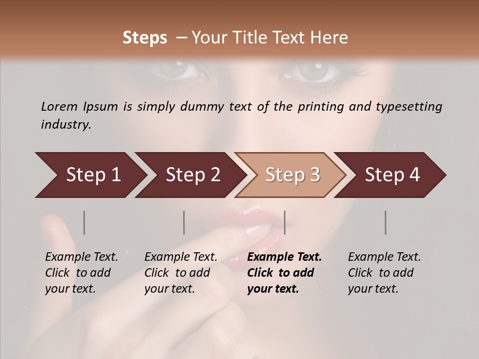 Gaze Clear Y PowerPoint Template