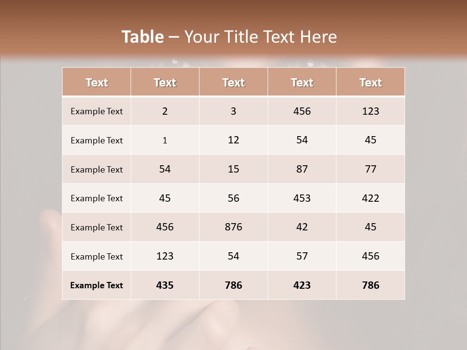 Gaze Clear Y PowerPoint Template