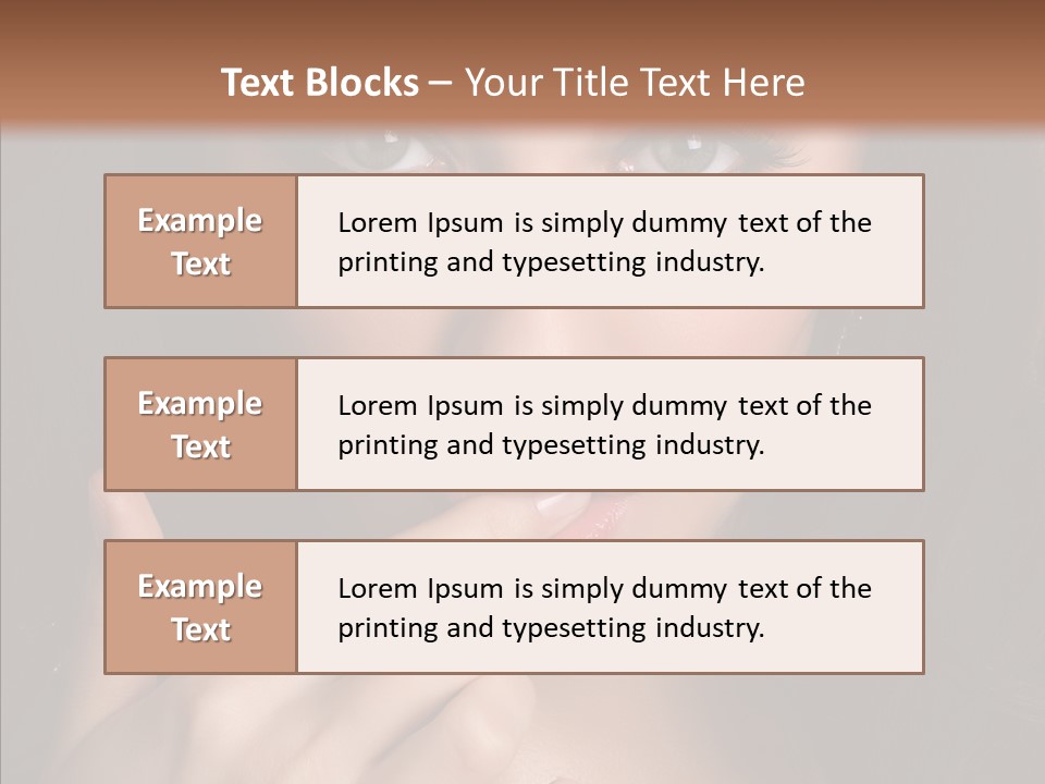 Gaze Clear Y PowerPoint Template