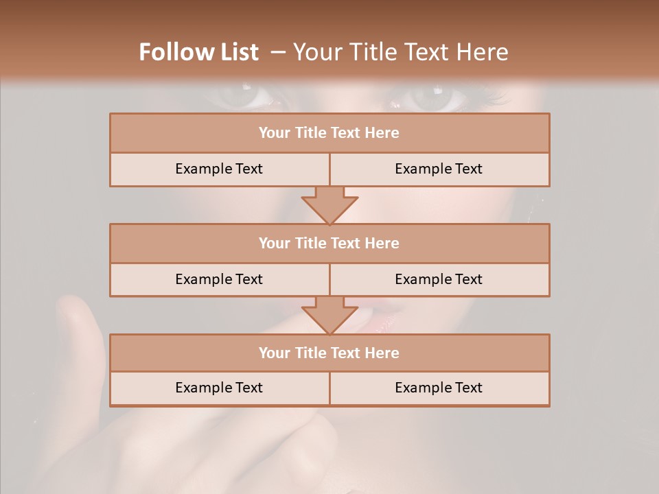 Gaze Clear Y PowerPoint Template