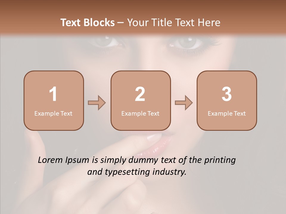 Gaze Clear Y PowerPoint Template