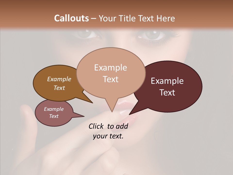Gaze Clear Y PowerPoint Template