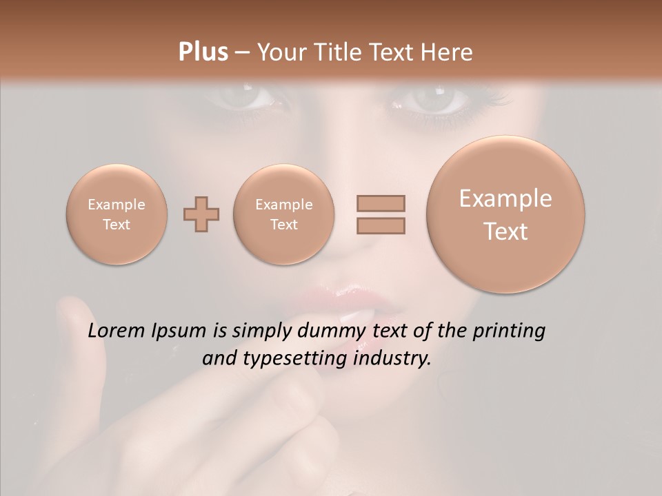 Gaze Clear Y PowerPoint Template