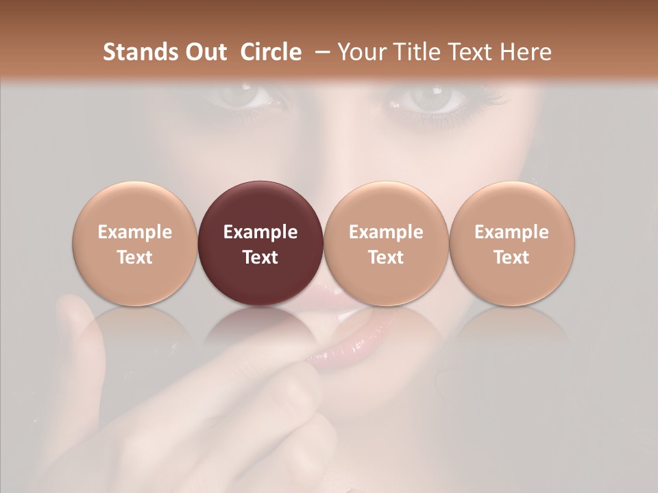 Gaze Clear Y PowerPoint Template