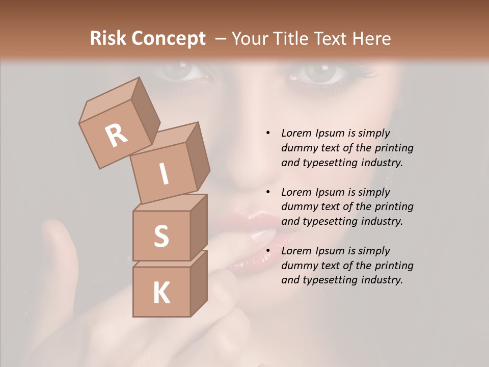 Gaze Clear Y PowerPoint Template