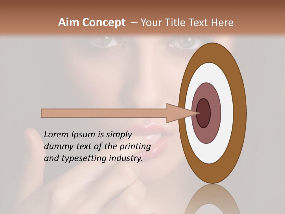 Gaze Clear Y PowerPoint Template