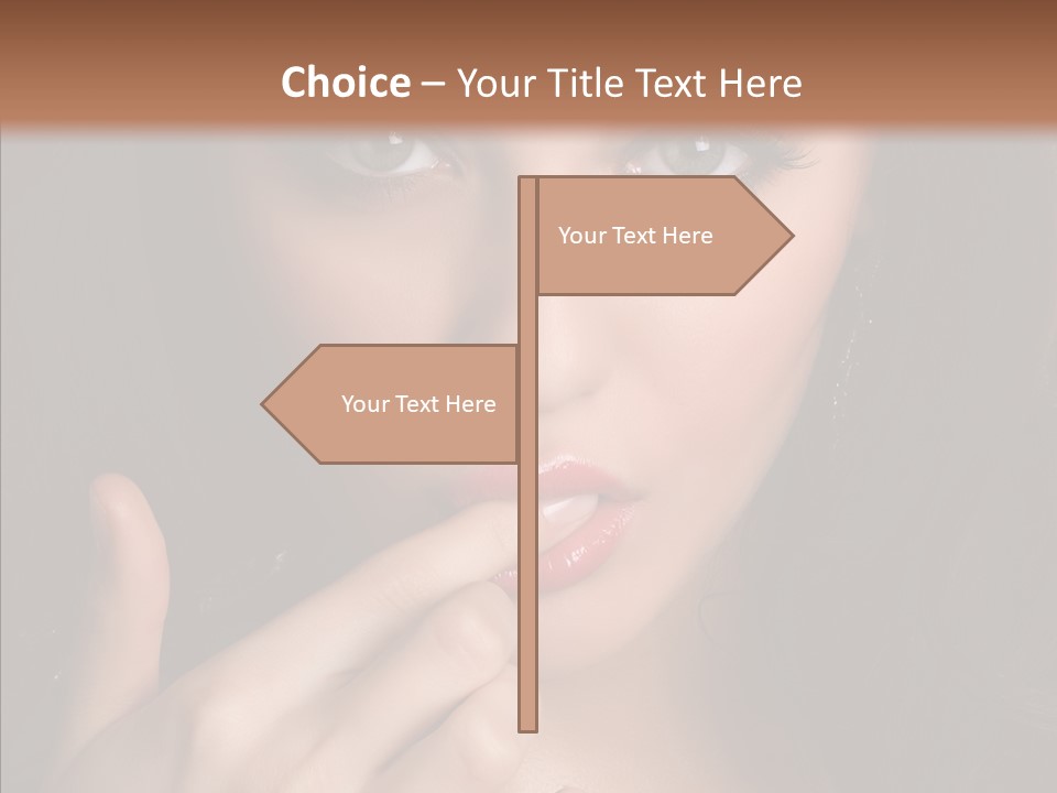Gaze Clear Y PowerPoint Template