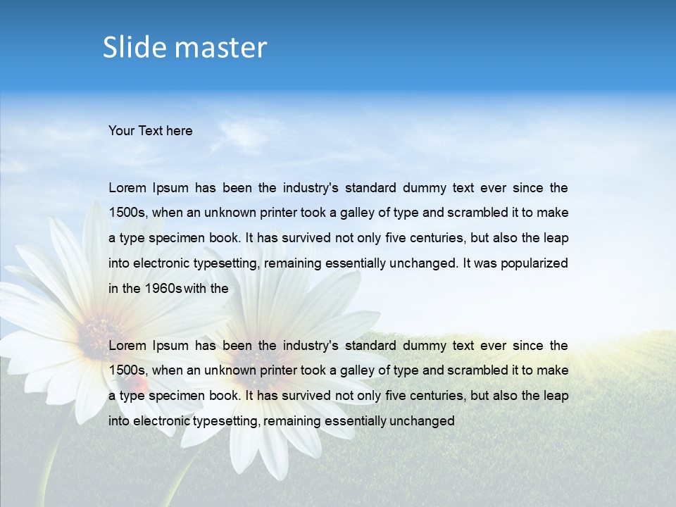 Countryside Idyllic Scenic PowerPoint Template