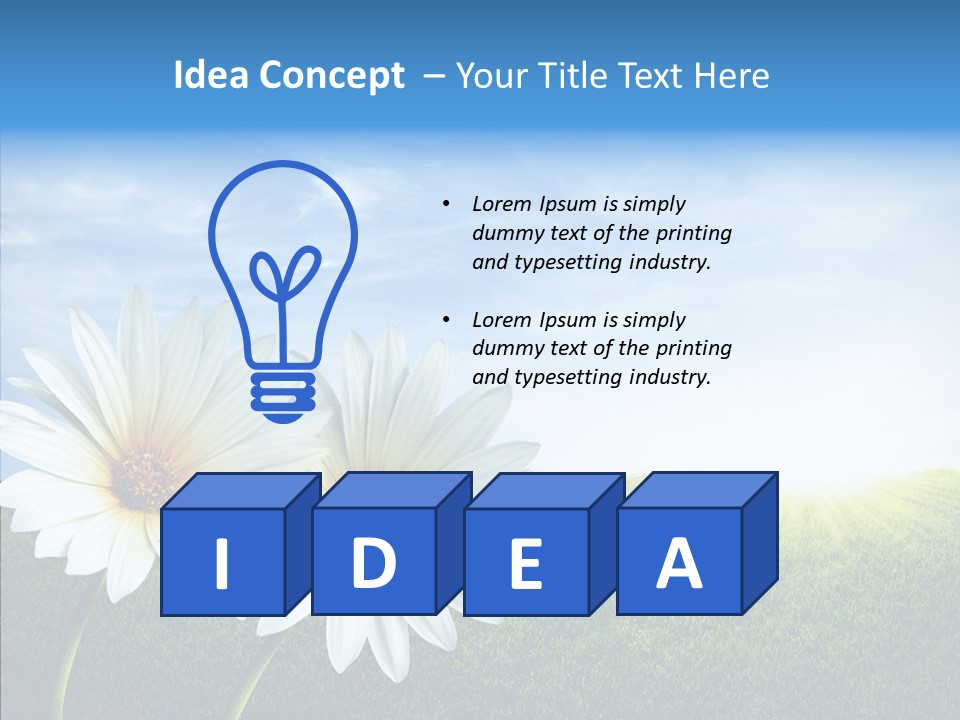 Countryside Idyllic Scenic PowerPoint Template