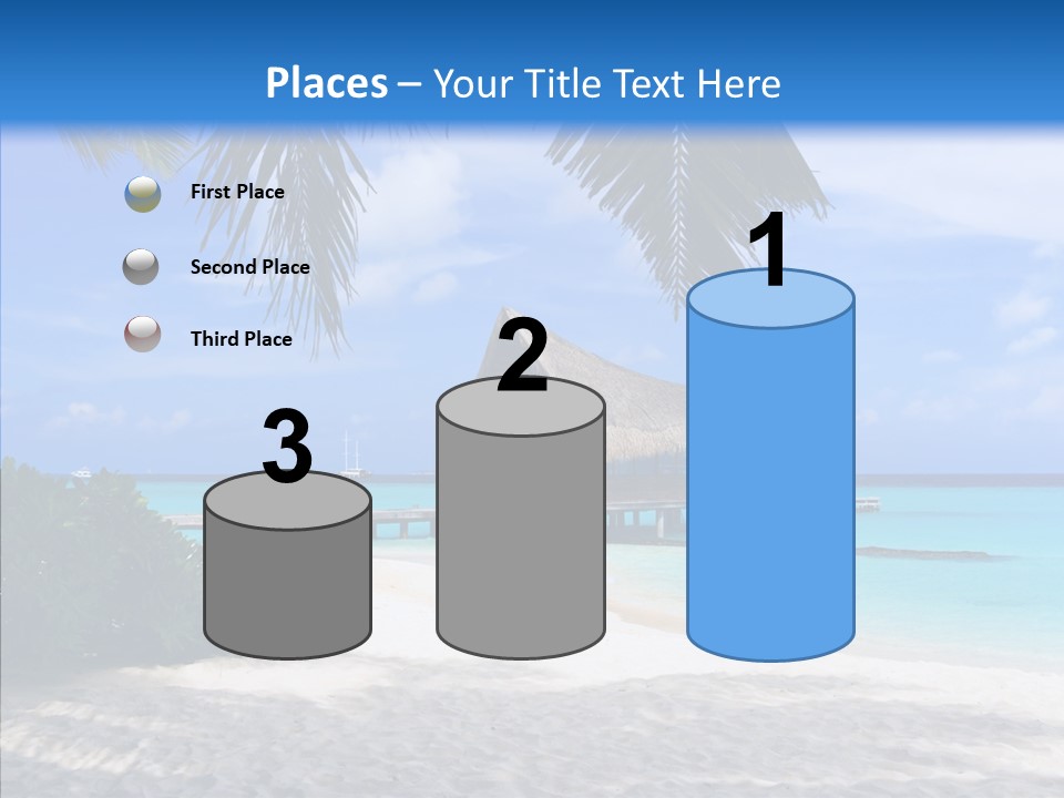 Ocean Palm Sand PowerPoint Template