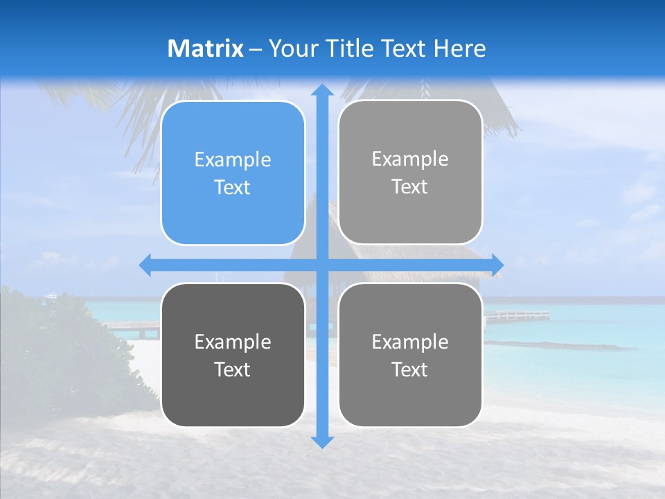 Ocean Palm Sand PowerPoint Template