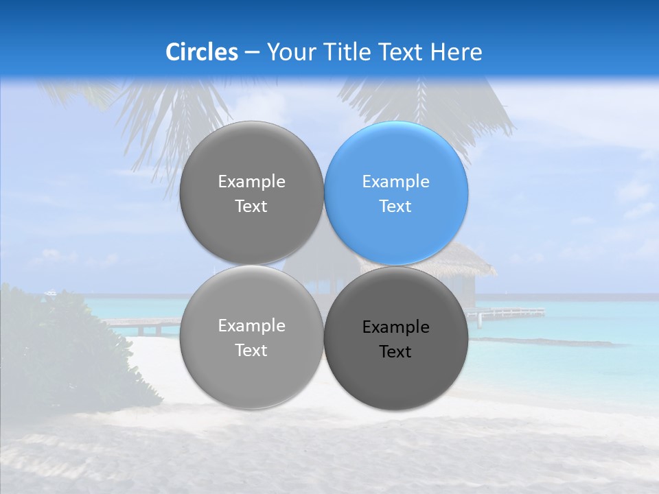 Ocean Palm Sand PowerPoint Template