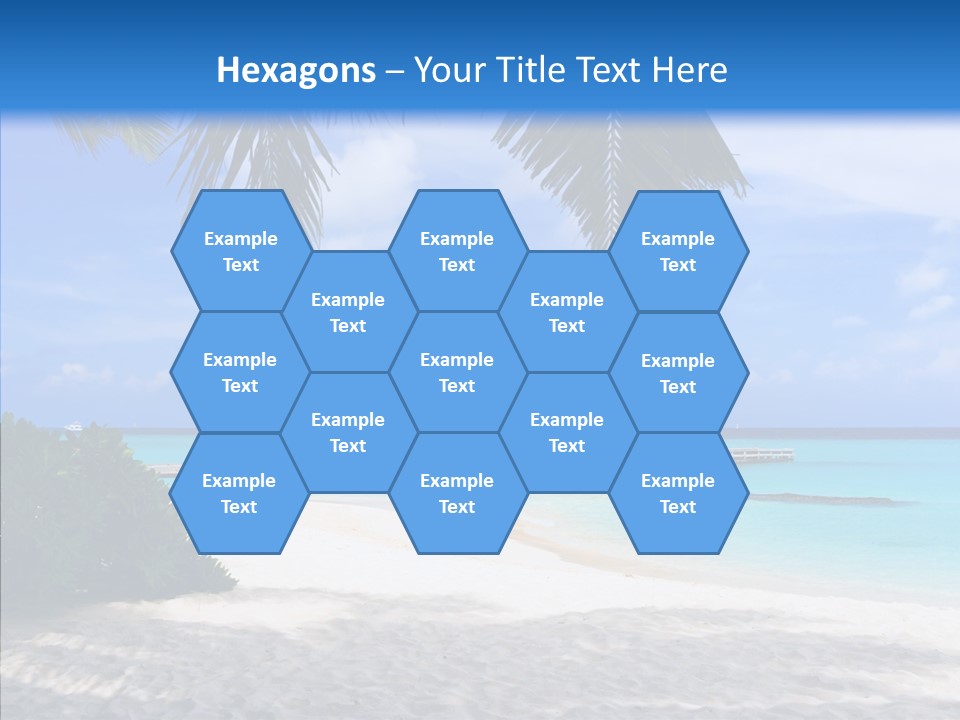 Ocean Palm Sand PowerPoint Template