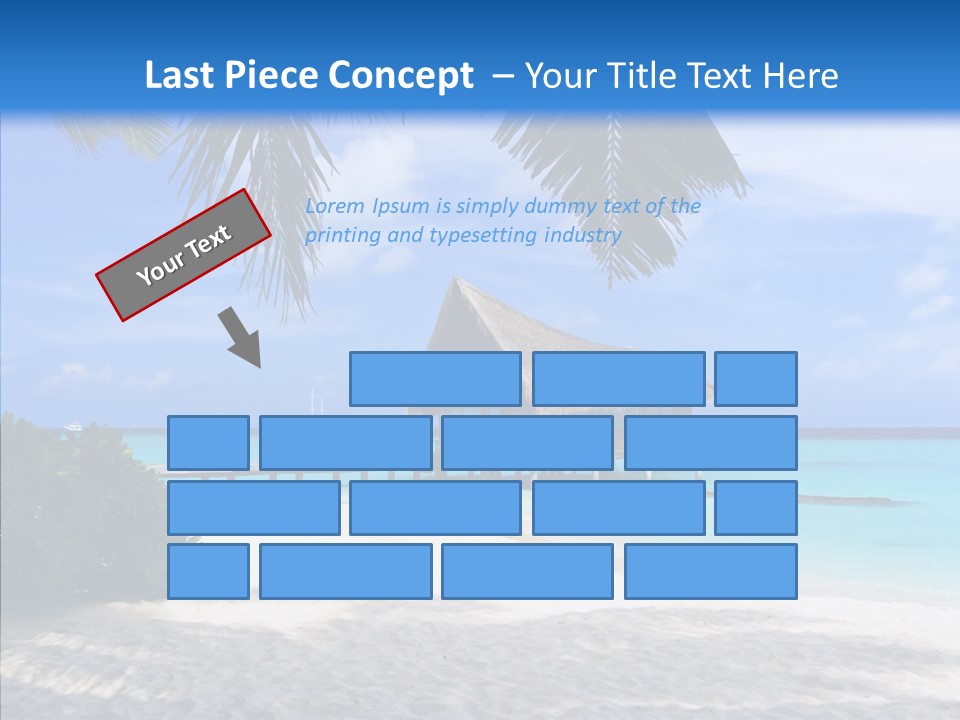 Ocean Palm Sand PowerPoint Template