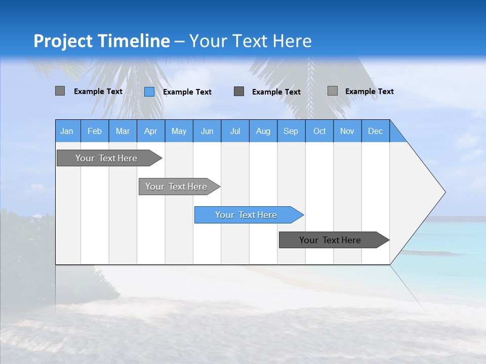 Ocean Palm Sand PowerPoint Template