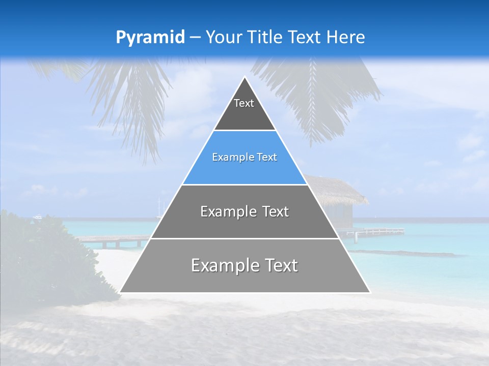 Ocean Palm Sand PowerPoint Template