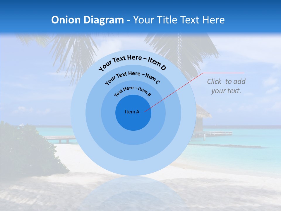 Ocean Palm Sand PowerPoint Template