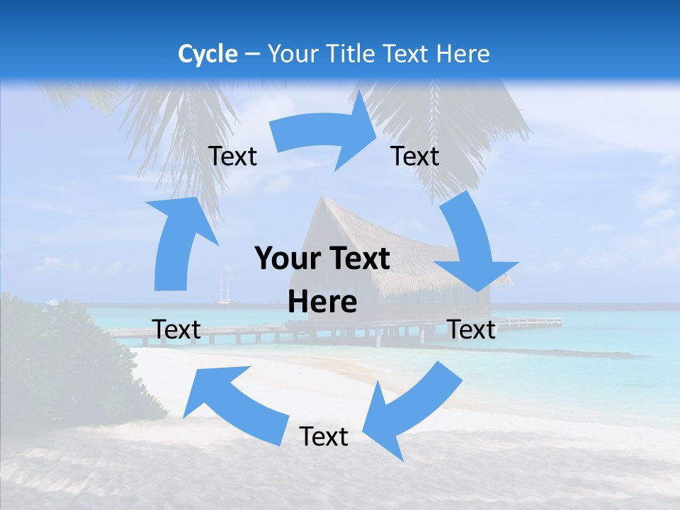 Ocean Palm Sand PowerPoint Template