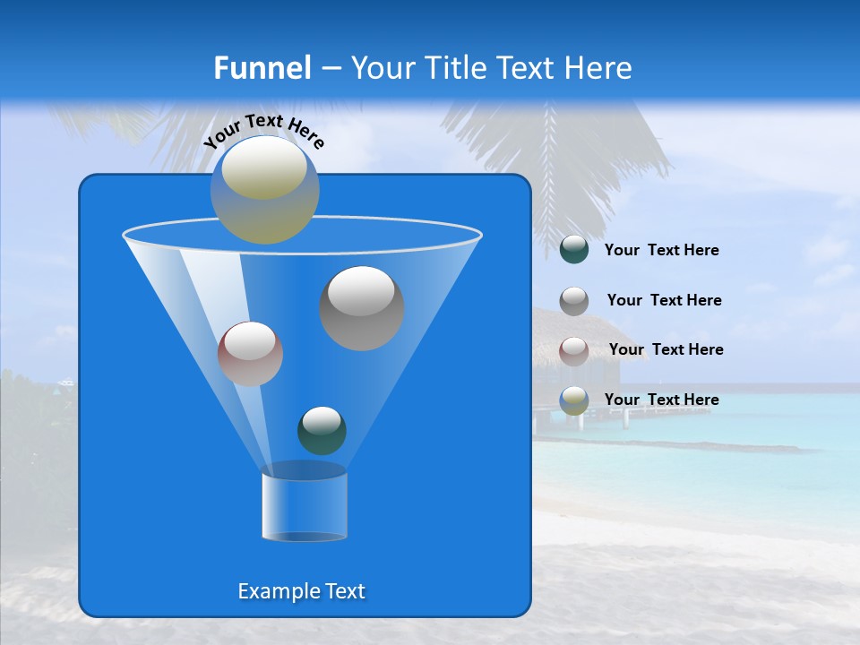 Ocean Palm Sand PowerPoint Template