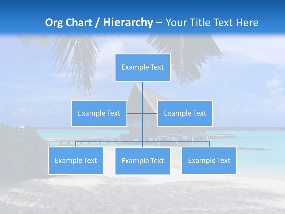 Ocean Palm Sand PowerPoint Template