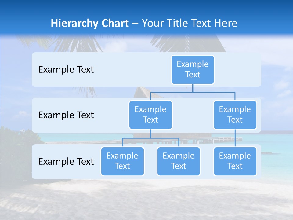 Ocean Palm Sand PowerPoint Template