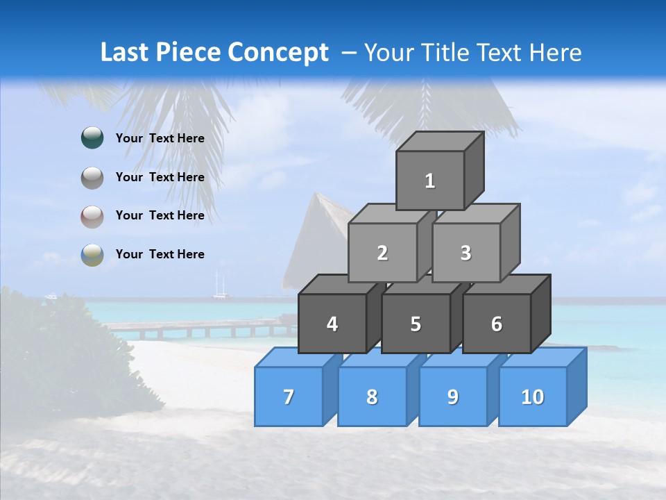 Ocean Palm Sand PowerPoint Template