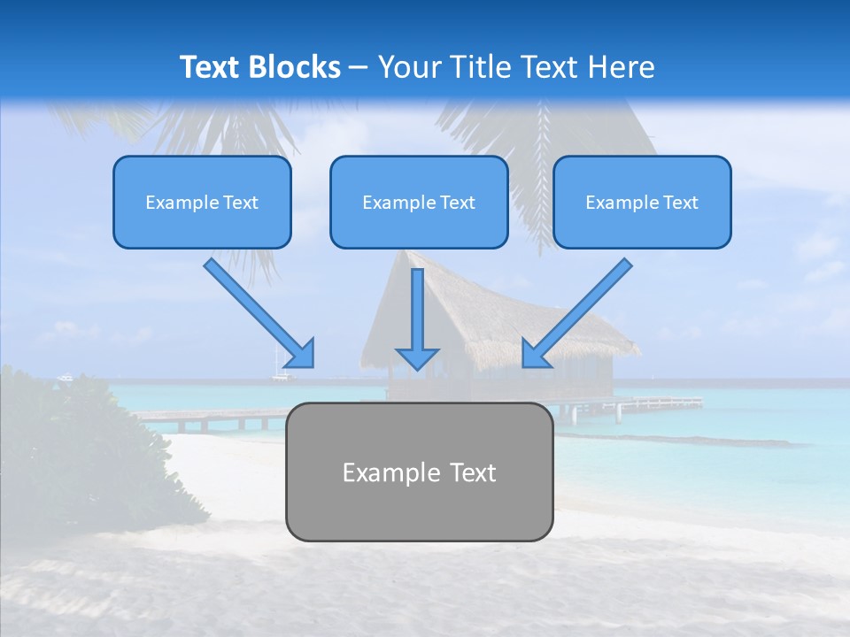 Ocean Palm Sand PowerPoint Template