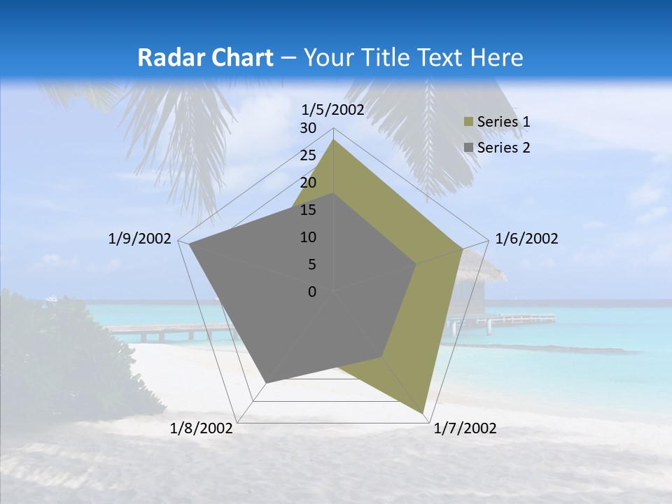 Ocean Palm Sand PowerPoint Template