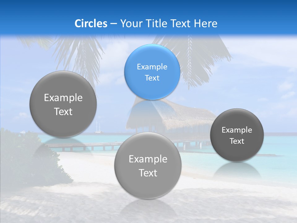 Ocean Palm Sand PowerPoint Template