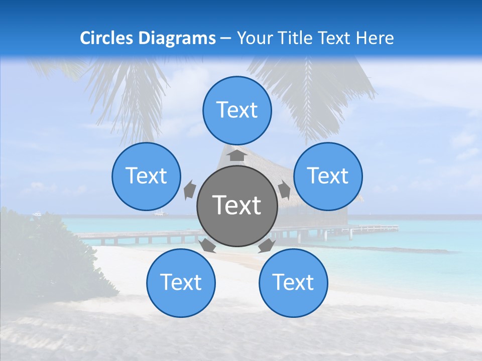 Ocean Palm Sand PowerPoint Template
