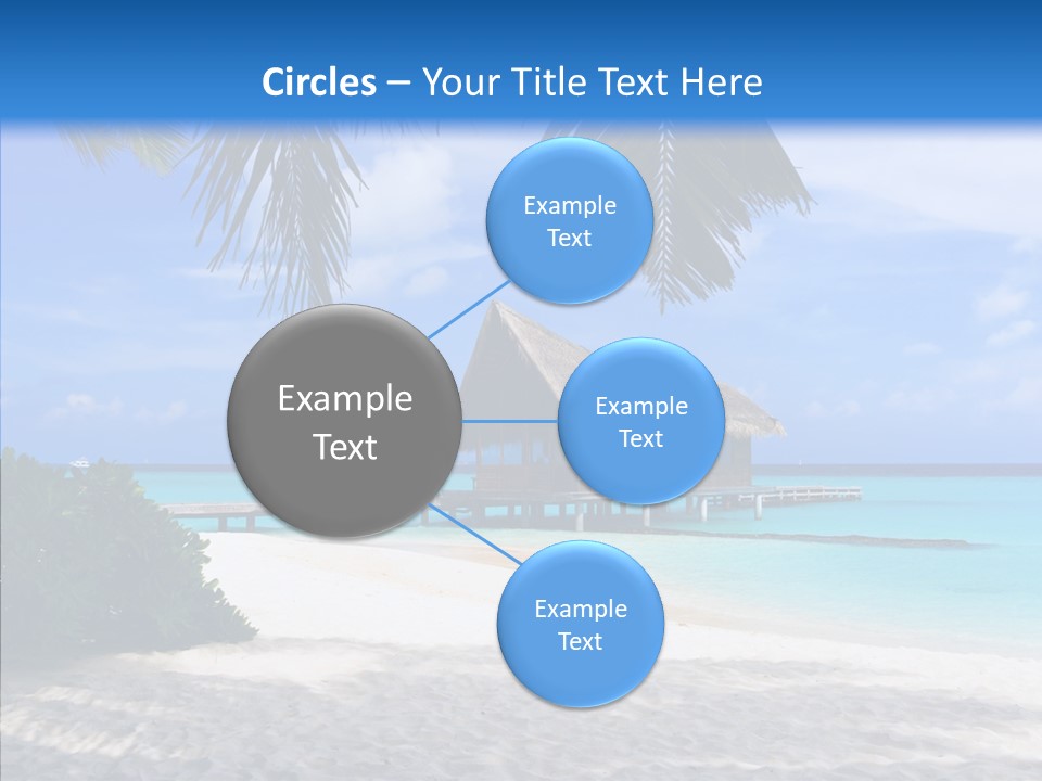 Ocean Palm Sand PowerPoint Template