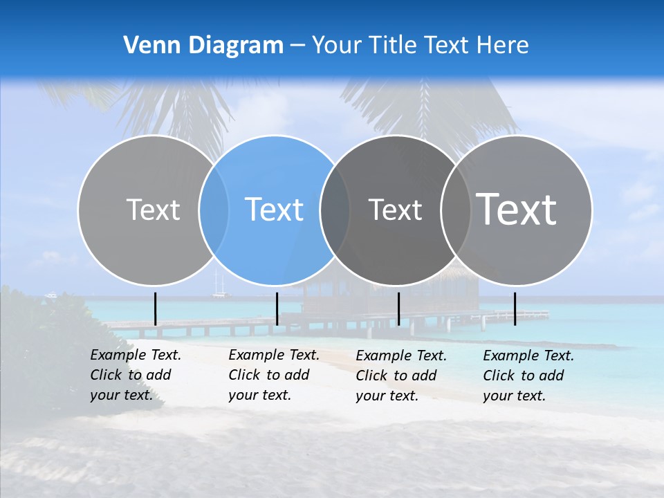 Ocean Palm Sand PowerPoint Template