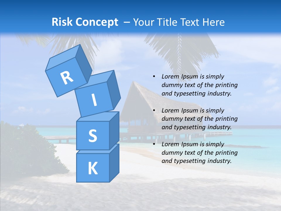 Ocean Palm Sand PowerPoint Template