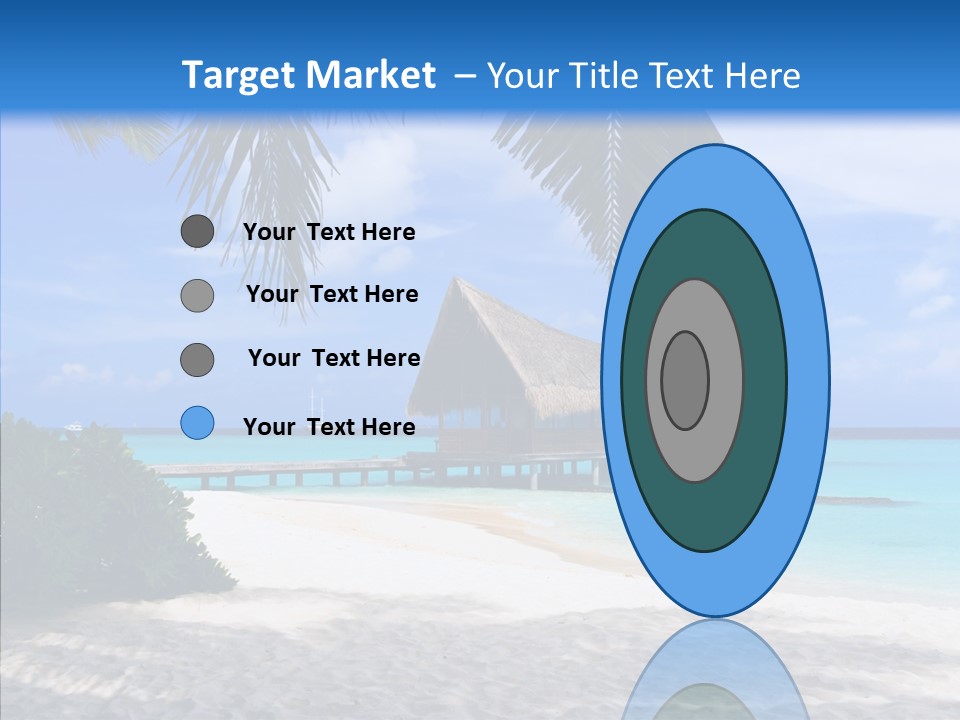Ocean Palm Sand PowerPoint Template