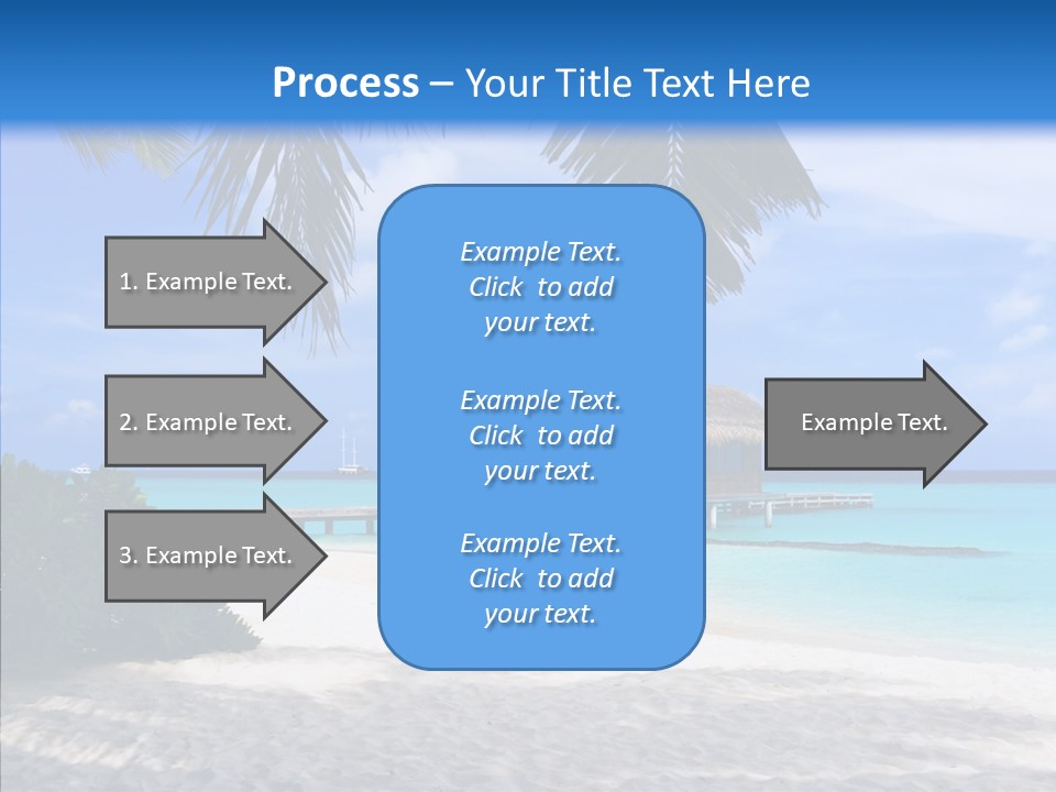 Ocean Palm Sand PowerPoint Template